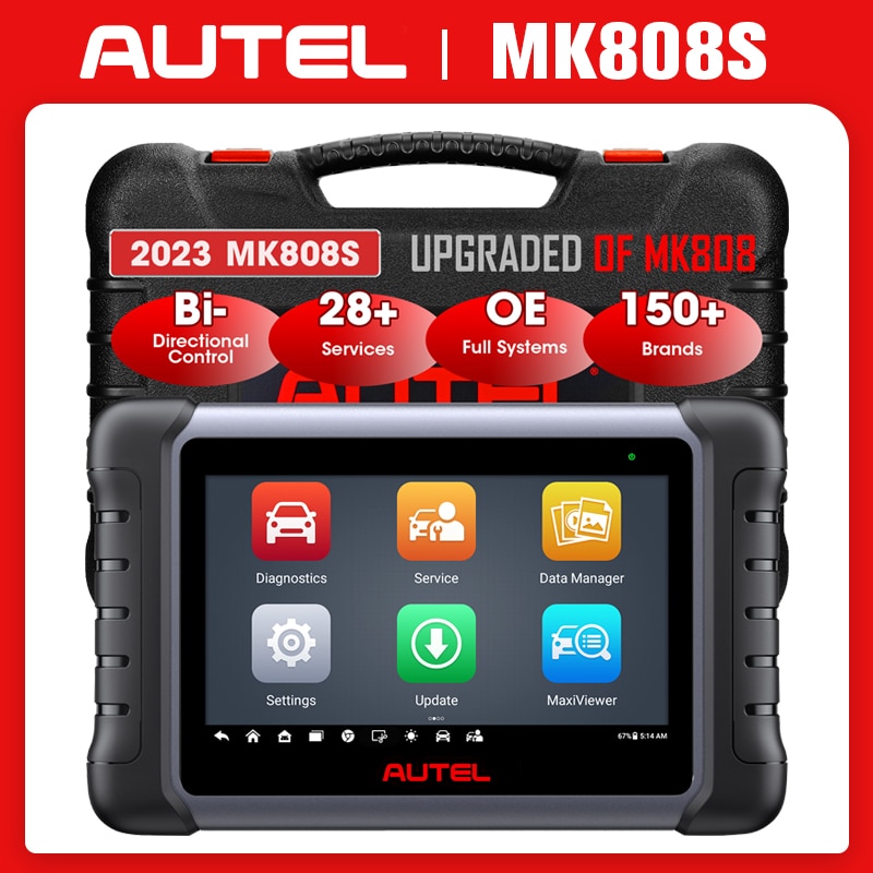 ڵ   Autel MaxiCOM MK808 MK808S OBD2 ĳ    ڵ , TPMS ڵ 